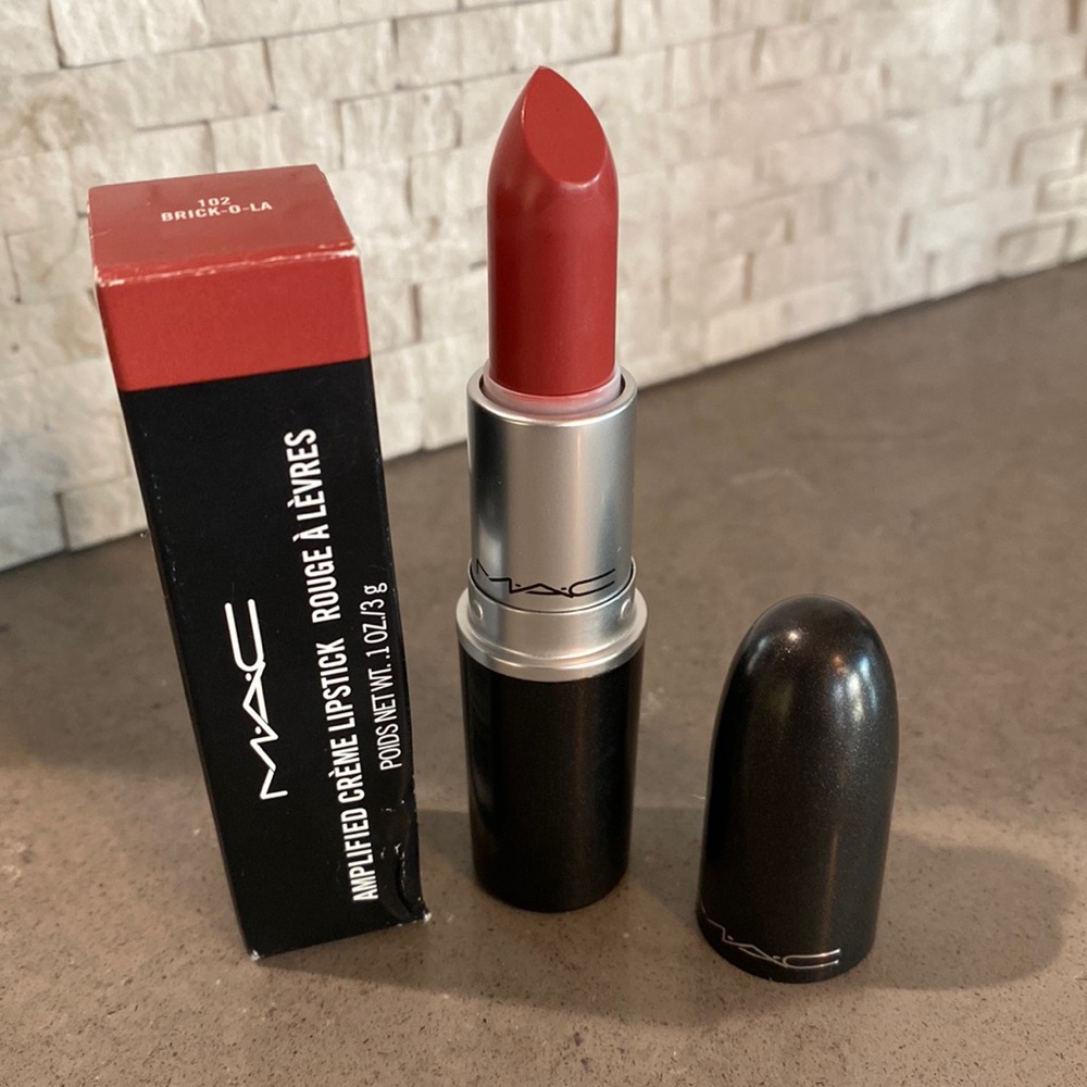 Mac Cosmetics Brick-O-La Amplified Creme Lipstick MAC - Picture 2 of 5